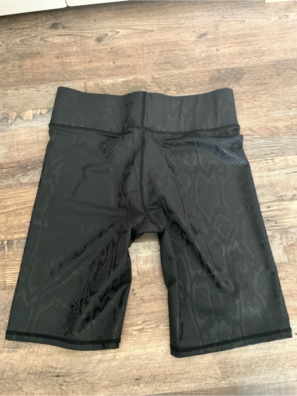 Terry Snakeskin Bike Shorts